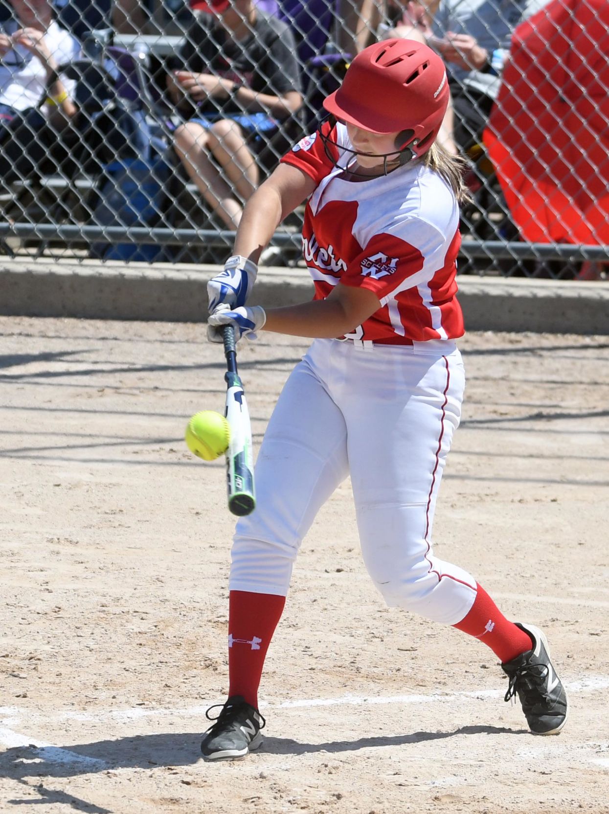 Mankato West softball v. Visitation 5